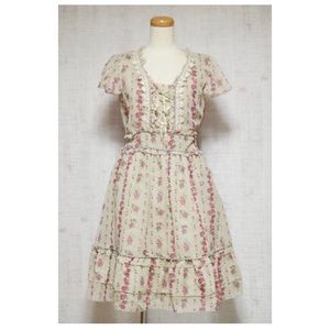 Axes Femme Lolita dress floral ruffles